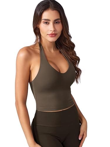 YEOREO Halter Crop Top Tank Top, Camisole thumbnail 3