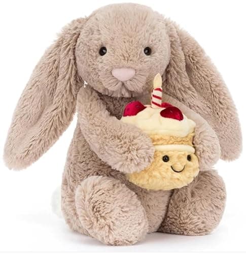 Bashful Beige Bunny 'Birthday' - Image 1