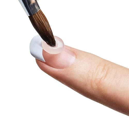 KISS French Acrylic False Nails Sculpture Kit, Natural & French Manicure, Extended Bubble-Free Nail Tips with Acrylic Liquid & Powder, Maximum Speed Nail Glue, Application Brush, & 40 Fake Nails thumbnail 6