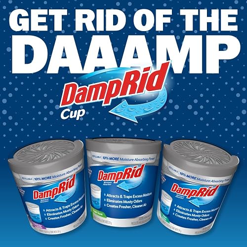 DampRid Refillable Moisture Absorber, 11 oz., 6-Pack – Fresh Scent Moisture Absorbers, 10% More Absorbing Power*, Eliminates Musty Odors for Fresher, Cleaner Air thumbnail 9