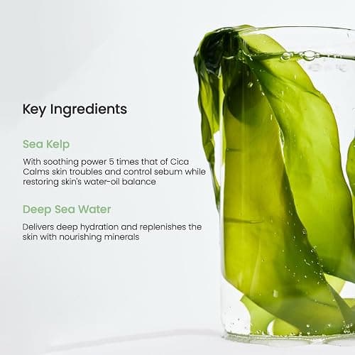 BIODANCE Refreshing Sea kelp Real Deep Mask, Overnight Hydrogel Mask, Calming, Oil & Sebum Control, Blemish Care, Korean Skincare, Stocking Stuffers for Teen Girls | 1.19oz(34g) x 4ea thumbnail 5