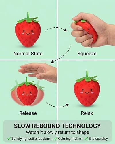 Giant Carrot/Strawberry/Dragon Fruit/Banana Squishy 5.5 Inch Stress Ball Realistic Moldable Slow Rise Sensory Fidget Toy Relaxing Basket Gift Anxiety Relief Adults Jumbo Soft Fruit(Dragon Fruit,1pc) thumbnail 4
