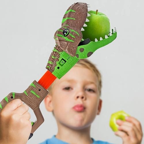 DINOBROS Dinosaur Chomper Toys for Kids with 3 Roar Sounds and Light Jurassic Dinosaurs Grabber Claw T-Rex Reacher Robot Hand Pincher Dino Snapper thumbnail 6