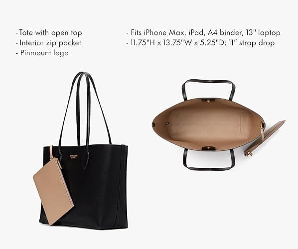 kate spade new york Women's Bleecker Saffiano Leather Large Tote thumbnail 4