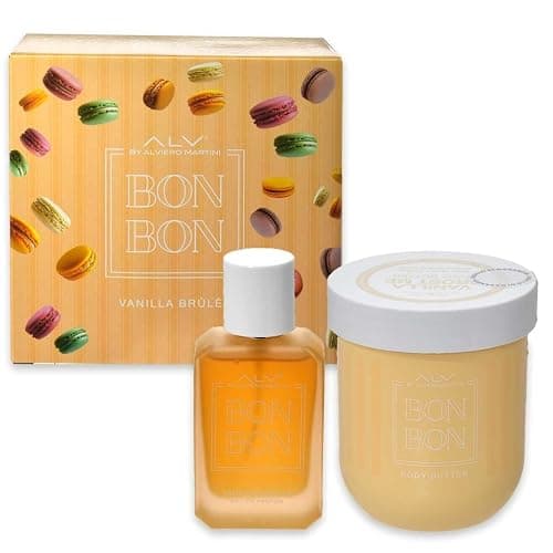 ALV By Alviero Martini Bon Bon Vanilla Brulée Ml.30 Spray Eau de Parfum Pour Femme + Body Butter ml.300 - Image 1