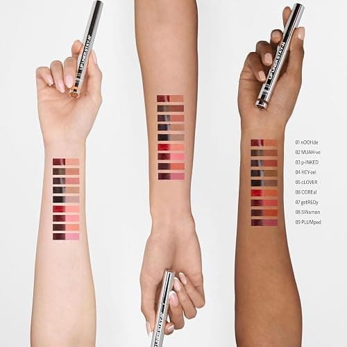 Sacheu Lip Liner STAY-N Peel Off Lip Stain — Long Lasting Waterproof Lip Tint with Hyaluronic Acid & Vitamin E — Transfer Proof Matte Finish, Vegan & Cruelty-Free (HEY-zel) thumbnail 8