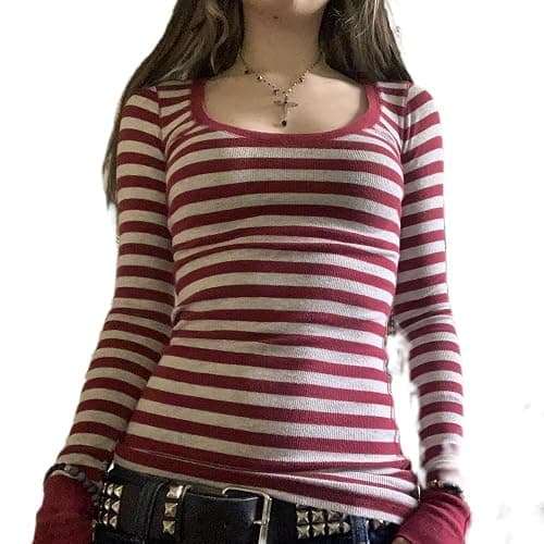 Red Stripe Top - Image 1