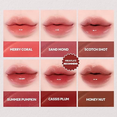 TIRTIR [*Mini Size Waterism Tinted Lip Gloss #06 Honey Nut, 0.06 Fl Oz – Kiss Ready Lipgloss, 12H Long Lasting Non Sticky Natural Tinted Glow Korean Multiuse Cheek and Lip Tint for Women gift thumbnail 4