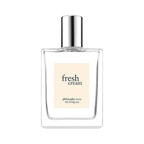 philosophy fresh cream eau de toilette - sweet & captivating women's perfume - with notes of vanilla, heliotrope & tonka bean - long lasting fragrance - fresh cream - 4 Fl Oz (Pack of 1) - Image 1