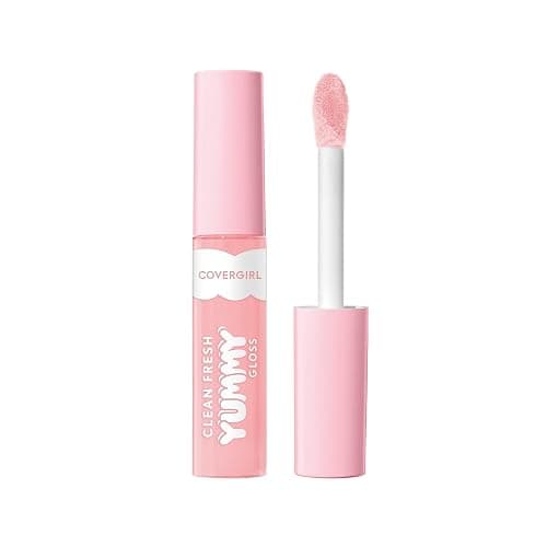 COVERGIRL Clean Fresh Yummy Lip Gloss, Sheer, Natural Scents, Vegan Formula - Coconuts About You - Image 1
