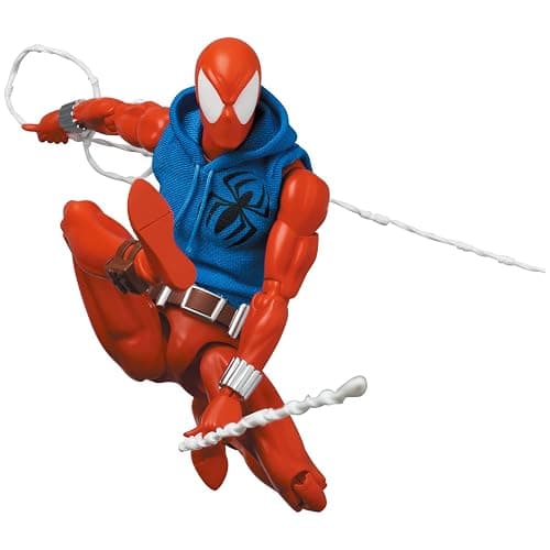 MAFEX No.186 MAFEX SCARLET SPIDER (COMIC Ver.) Total Height Approx. 6.1 inches (155 mm), Non-scale, Pre-painted Action Figure thumbnail 9