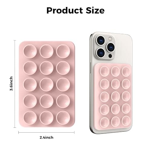 AHASTYLE Support Téléphone Ventouse Magnétique pour iPhone 17/16/15/14/13/12 Series Silicone Stand de Ventouse pour Etui de Téléphone, Support pour Téléphones Mobiles pour TikTok Videos et Selfies thumbnail 7