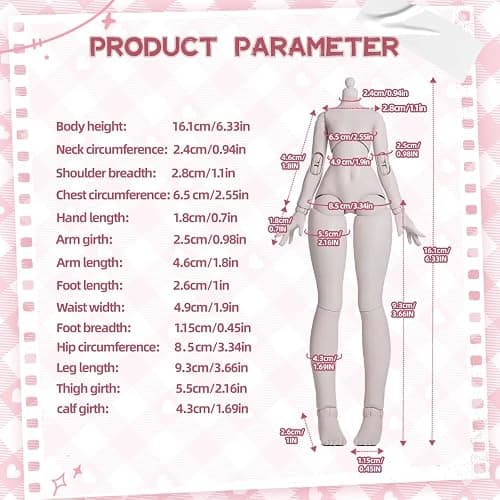 XiDonDon Sugary Girls Series 1/8 MJD Blind Box Mystery Box Dolls Action Anime Figure BJD Dolls Cute Figures Collectibles Birthday Gift (Single Box) thumbnail 3