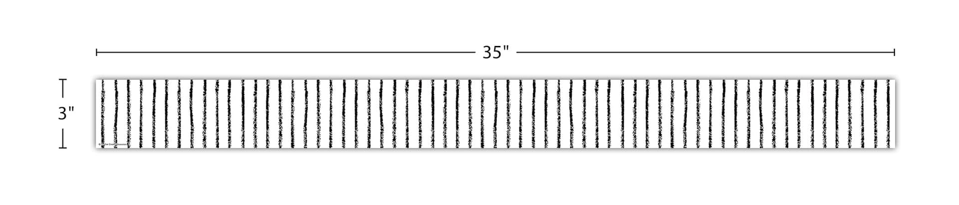 Teacher Created Resources White with Black Pinstripes Straight Border Trim (TCR3936) thumbnail 7
