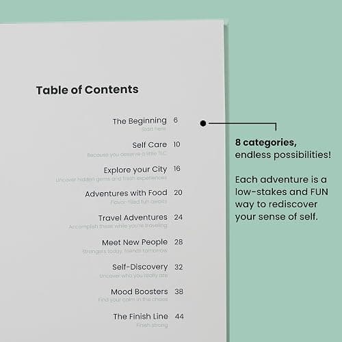 Solo Edition – 30 Scratch-Off Self-Discovery Activities | Mindfulness & Self-Care Challenge Book | Personal Growth Journal & Reflection Gift for Adults thumbnail 5