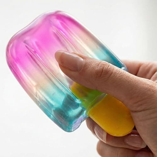 Ice Cream Squeeze Squishy,Summer Sensory Stress Relief,Easter Basket Stuffers Party Favors for Anxiety Relief Everyone,Birthday Gift B thumbnail 4