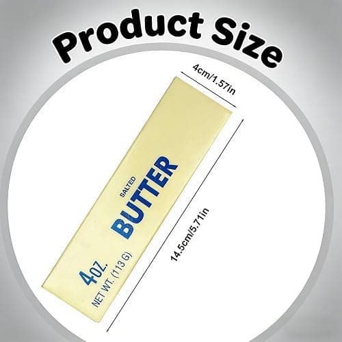 New 2026 Squeeze Ball Realistic Butter Stick Soft Squeeze Toys.Wet Slow Rebound Stress Relief Toy.Slow Rebound Cute Butter Squeeze Stress Balls (Beige) thumbnail 2