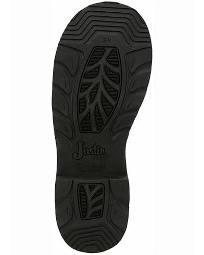 Justin Katerina 6" Steel Toe Waterproof Work Boot - Women's Lace-Up, Floral Stitch, J-Flex Comfort, Durable Leather Exterior thumbnail 7