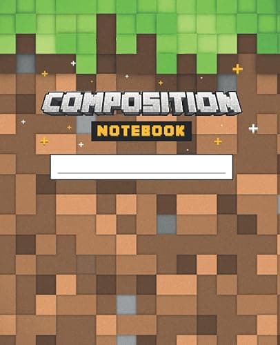 Kids Composition Notebook : 7.5 X 9.25 Wide-Rules - 100 Pages: Video Game Theme, For Writing, Perfect Gift for... Kids, Office Supplies, School - Image 1