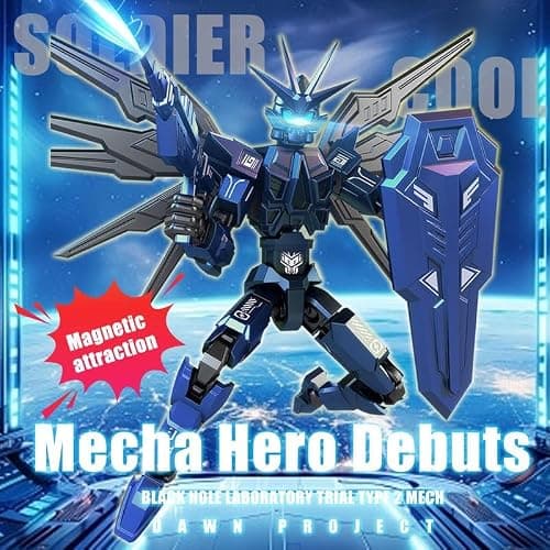 T13 Action Figure 2-Pack Set, Titan 13 Robot 3D Printed Already Assembled Collectible Toy with Dummy 13 Figure for 6 7 8 9 10 11 12 Years old Kids Gift, Titan13 & T-13 Model Kit for Kids & Adults thumbnail 5