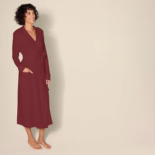 Amazon Essentials Women's Lightweight Waffle Full-Length Robe (Available in Plus Size) thumbnail 2