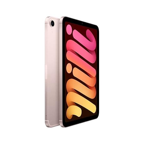 Apple iPad mini (6th Generation): A15 Bionic, 8.3-inch Liquid Retina Display, 64GB, Wi-Fi 6 + 5G Cellular, 12MP front/12MP Back Camera, Touch ID, All-Day Battery Life – Pink thumbnail 2