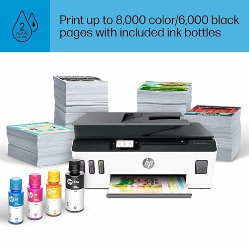 HP Smart Tank Plus 651 Wireless All-in-One Printer, Ink Tank Printer-for-Home Use, 2 Years of Ink Included Auto Document Feeder, Mobile Print, Scan, Copy, Fax. (7XV38A) thumbnail 10