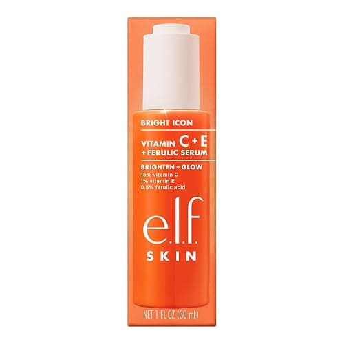 e.l.f. SKIN Bright Icon Vitamin C + E + Ferulic Serum, Brightening & Soothing Face Serum, Helps Even Skin Tone, Vegan & Cruelty-Free, 1 fl oz thumbnail 7
