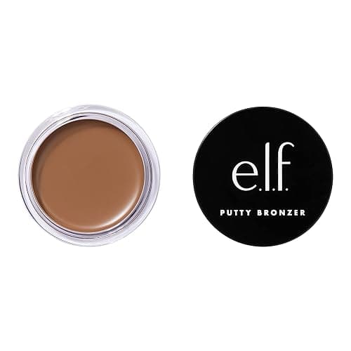 e.l.f. Putty Bronzer, Creamy & Highly Pigmented Formula, Creates a Long-Lasting Bronzed Glow, Infused with Argan Oil & Vitamin E, Honey Drip, 0.35 Oz (10g) - Image 1