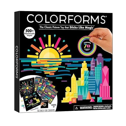 Colorforms Stickers for Kids, 70th Anniversary Box Set - Stickers for Adults, Arts and Crafts, Scrapbook Stickers, Kids Crafts, 500+ Kids Stickers, Stickers for Boys and Girls Ages 3+ - Image 1