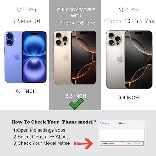 UEEBAI Magnetic for iPhone 16 Pro Case, Bow Case Compatible with MagSafe, Wireless Slim Clear Ribbon Aesthetic Phone Cover Anti-Yellowing Shockproof Protective Cover for Women Girl - Baby Blue thumbnail 7