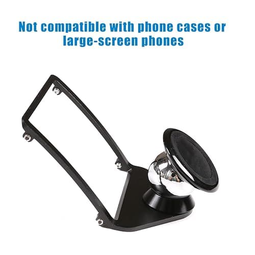 HAPPYHORSE for BMW 4 Series 3 Series M4 F36 F35 F34 F33 F32 F31 F30 F23 F22 F82 F80 2013-2019 Car Accessories Alumium Alloy Mobile Phone Holder Trim (Black) thumbnail 3