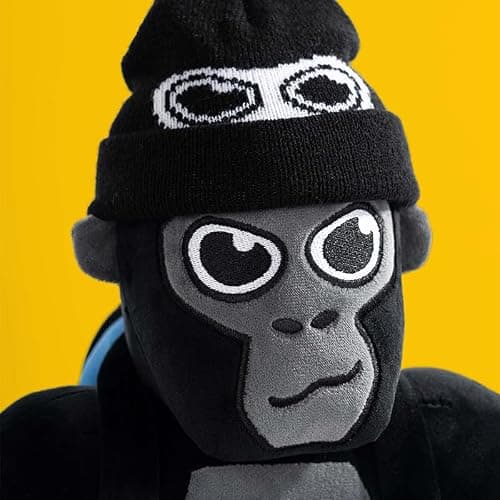 Gorilla Tag Official Monke Plush, Poseable Arms with Accessories: Backpack, Beanie & Milk Carton (18 Inch) thumbnail 3