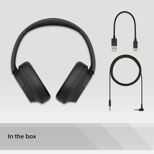Sony WH-CH720N Noise Cancelling Wireless Bluetooth Headphones - Up to 35 hours battery life and Quick Charge - Black - Black thumbnail 11