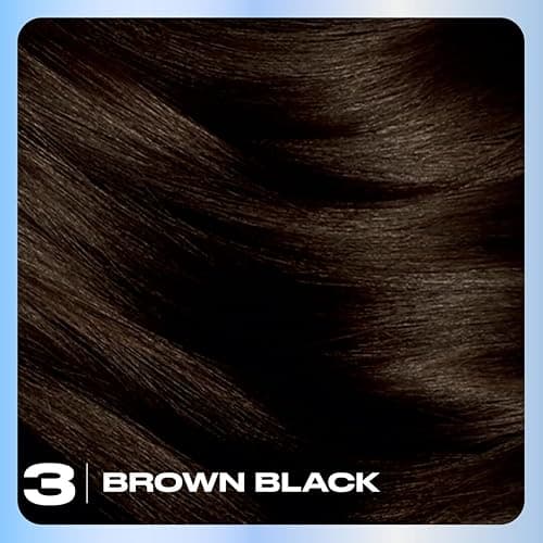 Clairol Nice'n Easy Permanent Hair Dye, 3 Brown Black | 100% Gray Coverage | Long‑Lasting, Natural‑Looking Color & Shine | Pack of 1 thumbnail 4