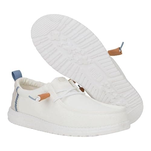 HEYDUDE Men's Wally Craft Linen Slip-On Loafers | Lightweight Comfortable Shoes | Travel Ready Casual Walking Sneakers thumbnail 8