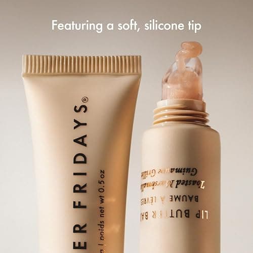 Summer Fridays Lip Butter Balm - Moisturizing Lip Gloss for Instant Shine + Sheer Color - With Nourishing Shea Butter - Everyday Makeup + Skin Care Summer Essentials - Toasted Marshmallow (.5 Oz) thumbnail 8