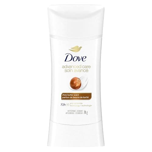 Dove Advanced Care Antiperspirant Deodorant for Women Shea Butter Scent with Pro-Ceramide Technology for Soft, Resilient Skin, 74g - Image 1