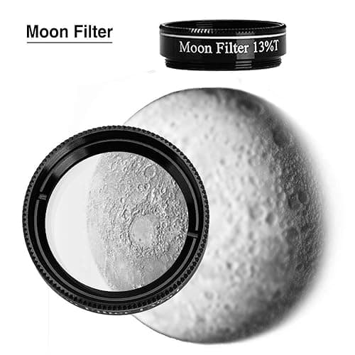 Telescope 130EQ Newtonian Reflector Telescopes for Adults, Professional Telescopes for Adults Astronomy, Comes with 1.5X Barlow Lens Smartphone Adapter & 13% T Moon Filter thumbnail 6