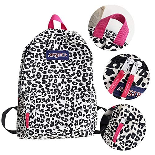 Van Caro Leopard Print Backpack Large College Backpack Casual Bookbag Laptop Backpack Computer Bag Travel Daypack for Women Men,Zebra-Stripe(No Pendant) thumbnail 7