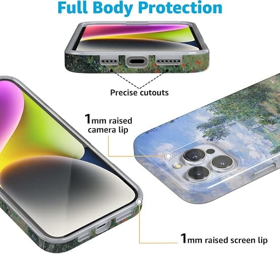 Casely iPhone 16 Pro Max Case | Monet's View | The Met Museum | Compatible with MagSafe | Classic Ultra Slim Design thumbnail 5