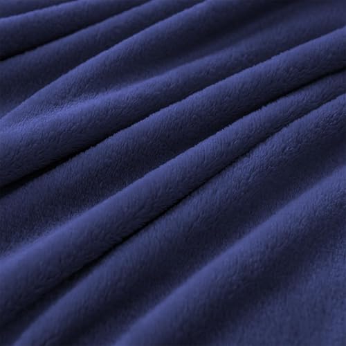 Good Nite Couvertures et Plaids Marine 150x200cm Couverture en Flanelle, Couverture Chaude de Canapé, Jete de lit, utilisable des Deux côtés thumbnail 4