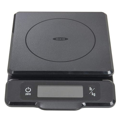 OXO Good Grips 5-lb Kitchen Scale with Pull-Out Display, Black - Image 1