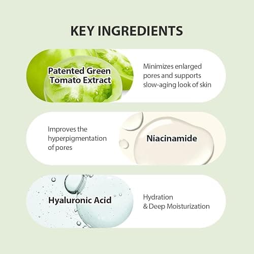SUNGBOON EDITOR Green Tomato Pore Lifting Ampoule | Pore Minimizer Serum with Niacinamide & Green Tomato Extract | Hydrating & Firming Care for Sensitive Skin | Korean Skincare thumbnail 4