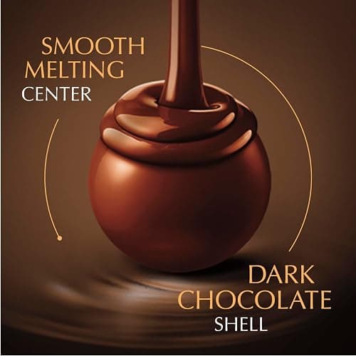 Lindt LINDOR 70% Extra Dark Chocolate Truffles, Dark Chocolate Candy with Smooth, Melting Truffle Center, Great for Gift Giving, 5.1 oz. Bag (6 Pack) thumbnail 4