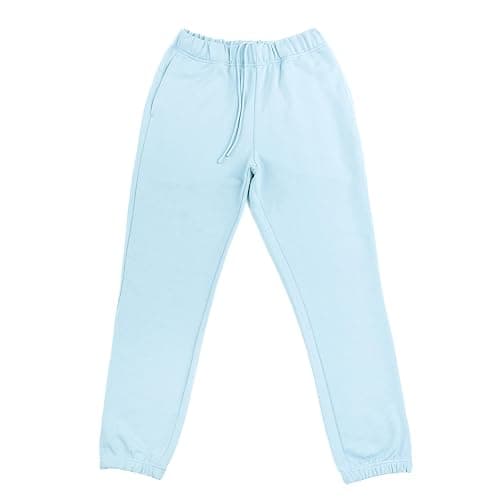 RIFLESSI Men's Women's Premium Heavyweight 100% French Terry Cotton 2 Piece Hoodie Pullover Jogger Sweatsuit Tracksuit Set - Large - Baby Blue thumbnail 3