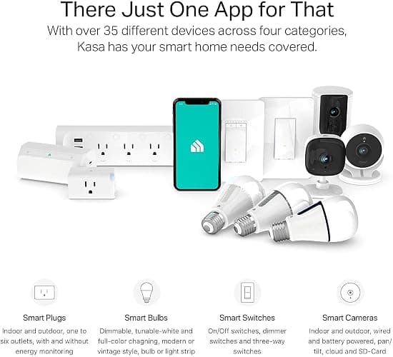 Kasa Smart Plug Power Strip by TP-Link (KP303) - Surge Protector with 3 Smart Outlets and 2 USB Ports, Works with Alexa Echo and Google Home, 2.4 Ghz Wifi Required, No Hub Required thumbnail 7