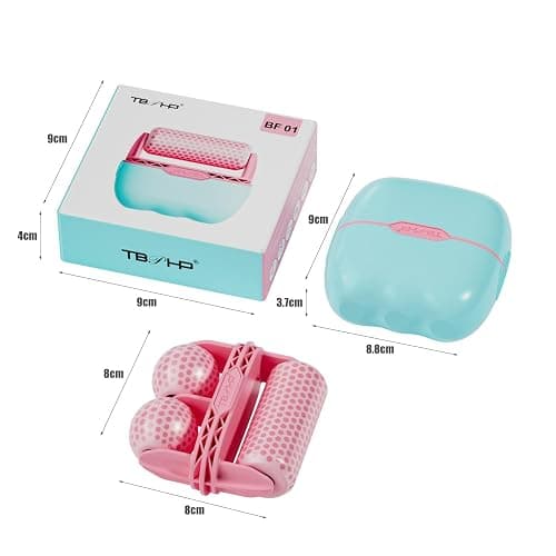 TBPHP Ice Roller BF01 for Face & Eye with Plastic Cover Massager Face Massage Roller Tools (Pink) thumbnail 6