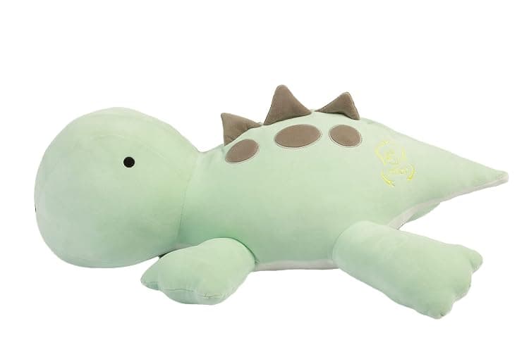 Crillop 4LB Cute Weighted Stuffed Animals Plush - Calming Weighted Stuffed Animals for Anxiety 24 inch Soft Weighted Dinosaur Plush Toy Pillow for Adults and Children (Green Dinosaur) thumbnail 2