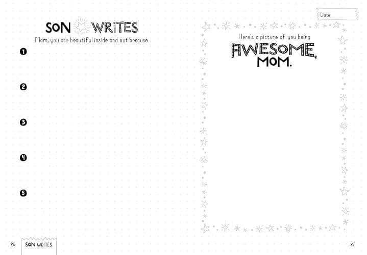 Between Mom and Me: A Guided Journal for Mother and Son (Journals for Boys, motherhood books) thumbnail 5